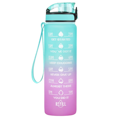 QuikGym 32 Oz Sports Water Bottle