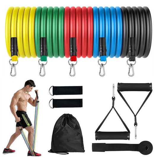 QuikGym 11Pcs Resistance Band Set