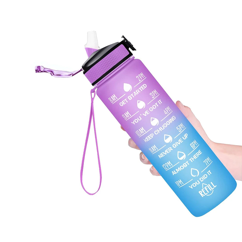 QuikGym 32 Oz Sports Water Bottle